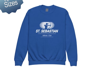 YOUTH, St. Sebastian Athletic Club, sweatshirt, Catholic, Preppy, Yuppie, Saints, Trad, Traditional, Saintwave, Resort, 90s, 80s
