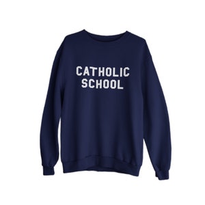 Szkoła katolicka, Animal House, Parodia, Unisex, Okrągły dekolt, Bluza, Grecki, Akademicki, Saintwave, Preppy, Yuppie, Prawosławny, Tradycyjny