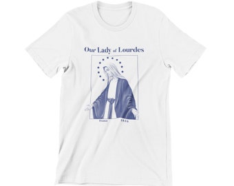 Unsere Liebe Frau von Lourdes - Frankreich 1858 - Unisex Tee
