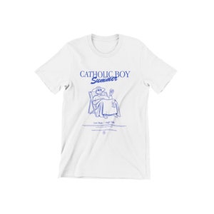 Catholic Boy Summer II, Summer of Saints, Catholic t-shirts, tees, Trad, Pope Pius XIII, Orthodox, Beach, Traditional, Saintwave