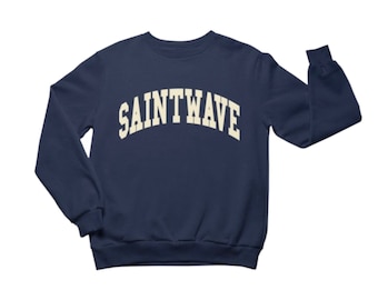 Saintwave, Catholic, Unisex, Crew Neck, Sweatshirt, Collegiate, Preppy, Yuppie, Orthodox, Traditional, Trad, Streetwear