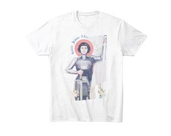 St. Jeanne d'Arc, Unisex T-Shirt, T-Shirt, Französisch, Katholisch, Heilige, Frankreich, Traditionell, orthodox, katholisches T-Shirt, katholisches Shirt