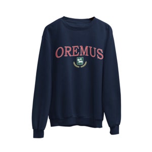 Oremus, Oremos, Sudadera Católica, Cuello Redondo, Trad, Saintwave, Unisex, Preppy, Yuppie, Latino, Colegiado