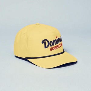 Dominus Vobiscum, Latin, Golf Rope Cap, Catholic, Liturgy, The Lord Be With You, Parody, Catholicism, Saintwave, preppie, yuppie