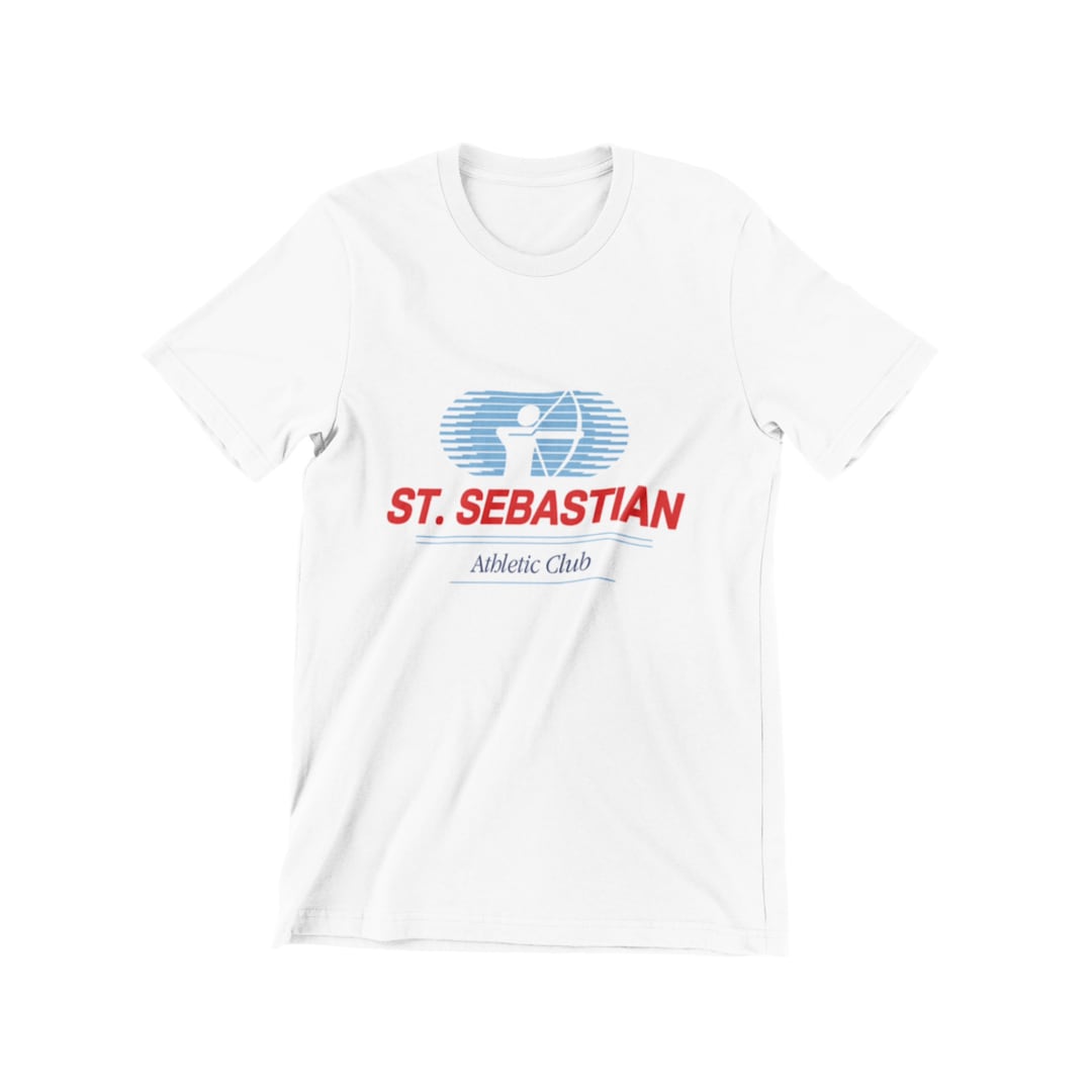 St. Sebastian Athletic Club Tshirt Tee Catholic Preppy Etsy