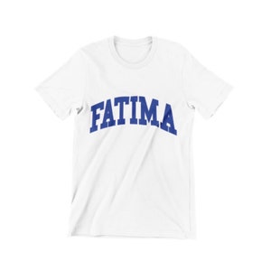 Fatima Collegiate, Catholic, t-shirt, Portugal, Our Lady, Rosary, Virgin Mary, Trad , To Jesus through Mary, Saintwave, Preppy, yuppie