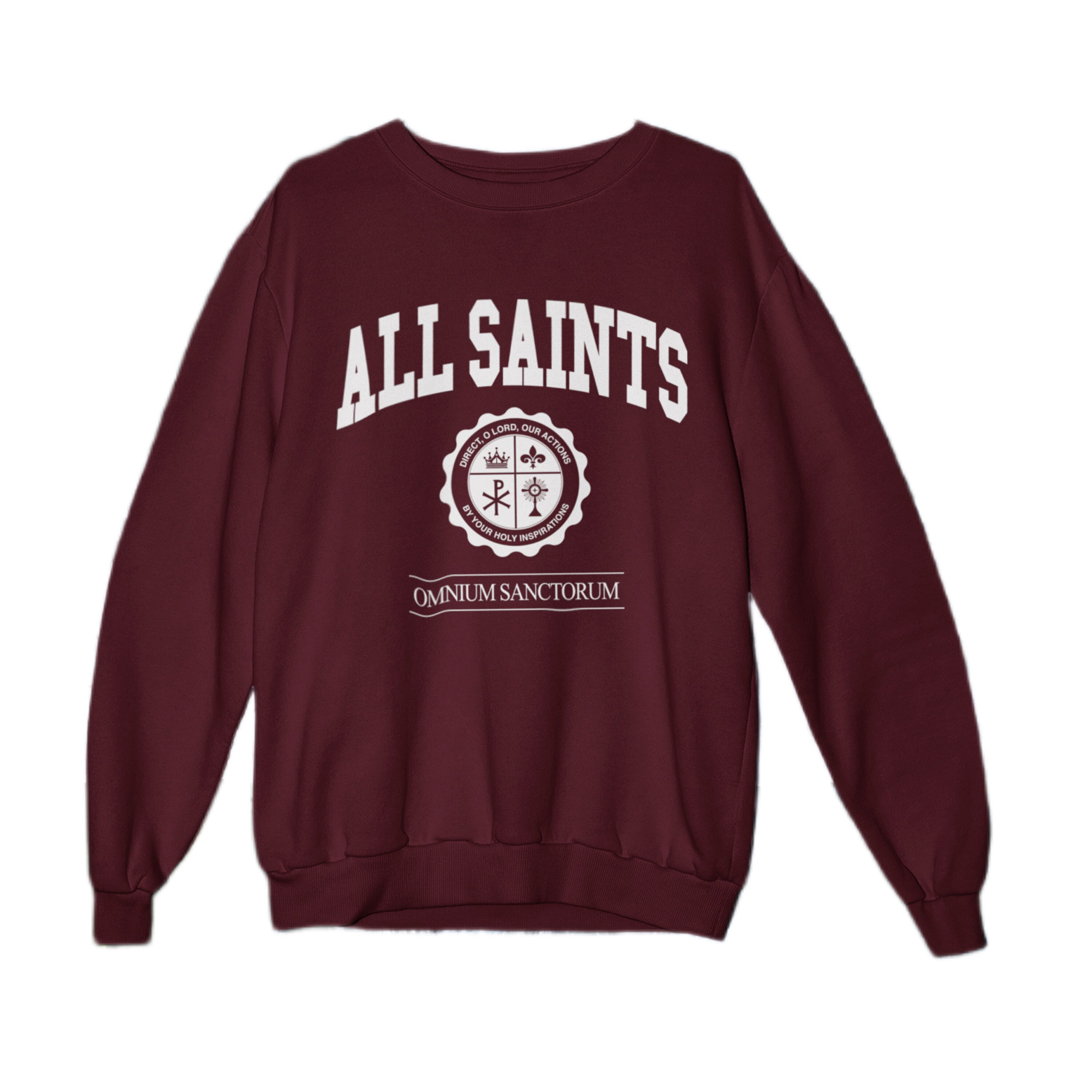 All Saints, Unisex, Crew Neck, Sweatshirt, Collegiate