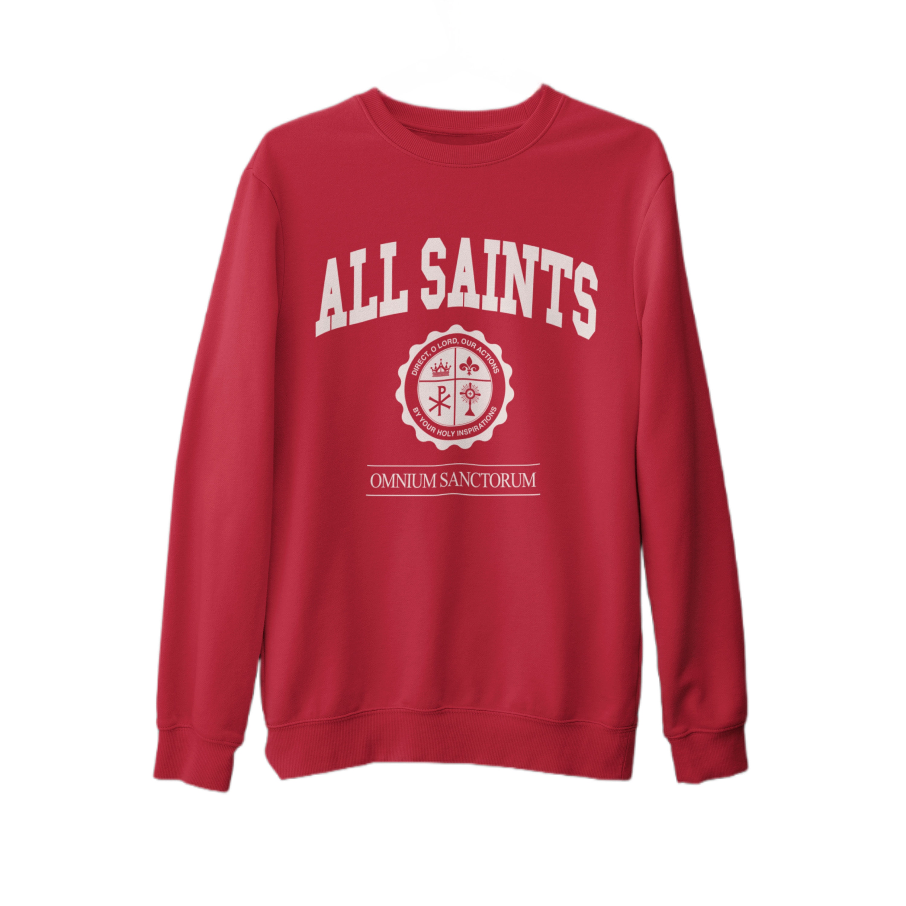 All Saints, Unisex, Crew Neck, Sweatshirt, Collegiate