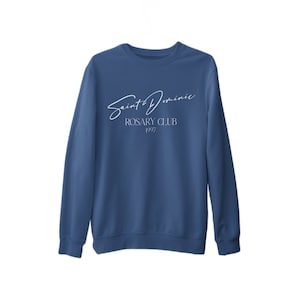 Saint Dominic Rosary Club 1997 - Crewneck Sweatshirt - Gildan 18000 - Catholic Preppy