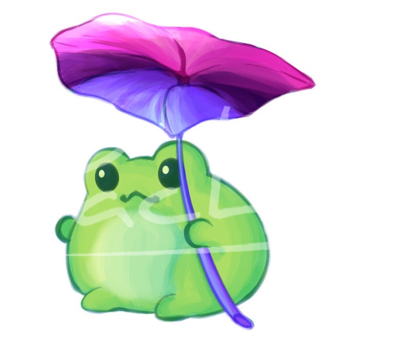 LGBTQ Pride Flag Omnisexual Frog Sticker image 2