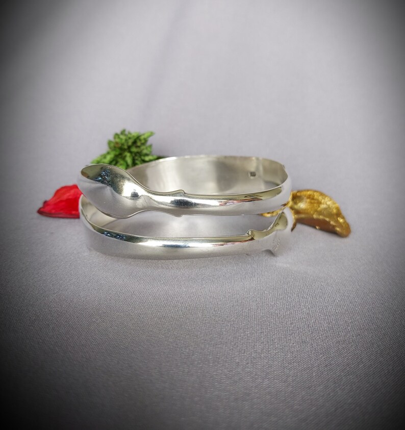 Sterling Silver Georgian Sugar Tong Bracelet Bangle Assayed London 1808