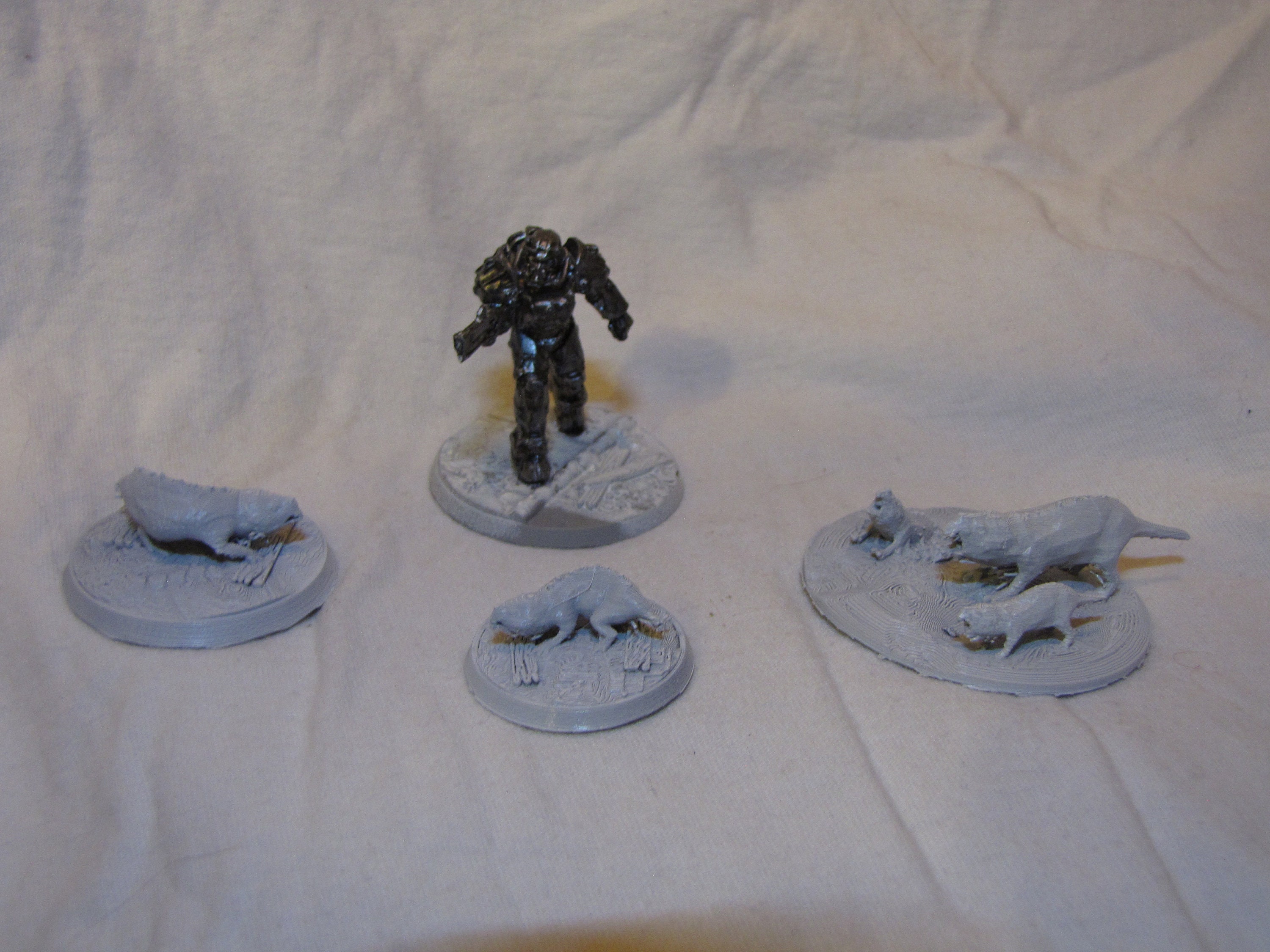 Fallout Mole Rat Cluster Resin Painted And Flocked Extra Etsy Ireland