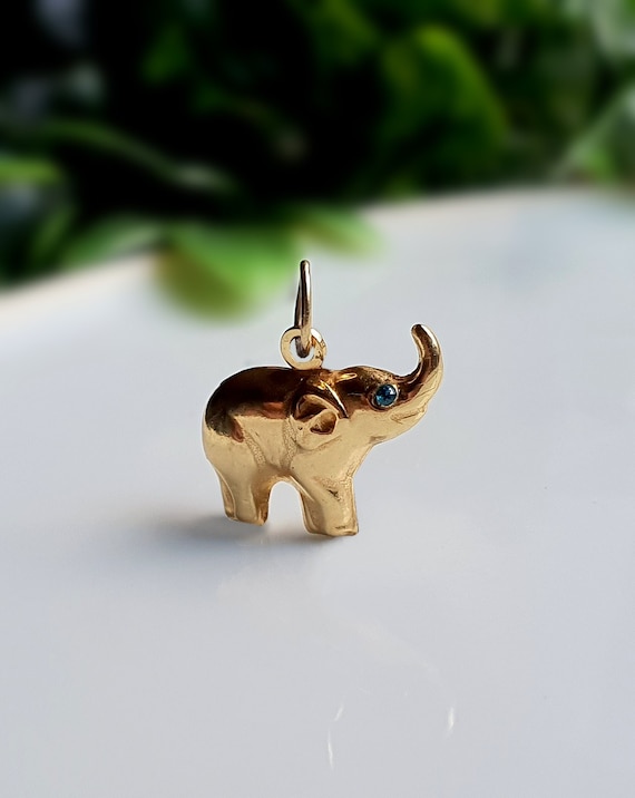 9ct gold elephant charm best sale