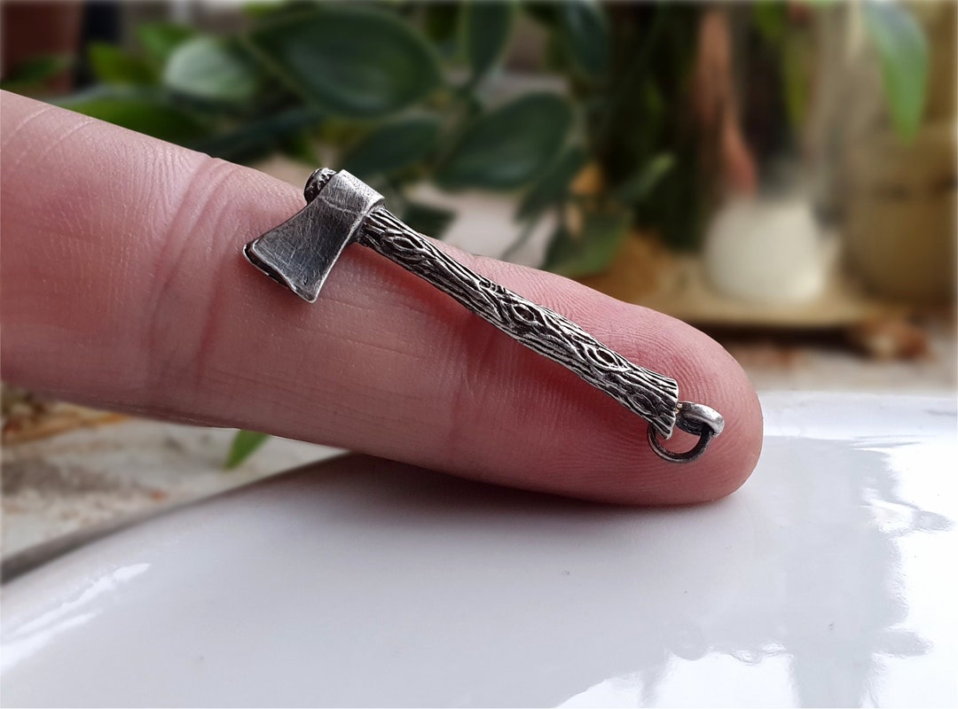 Very UNUSUAL Vintage Sterling Silver Axe Charm, AMAZING QUALITY, Silver ...