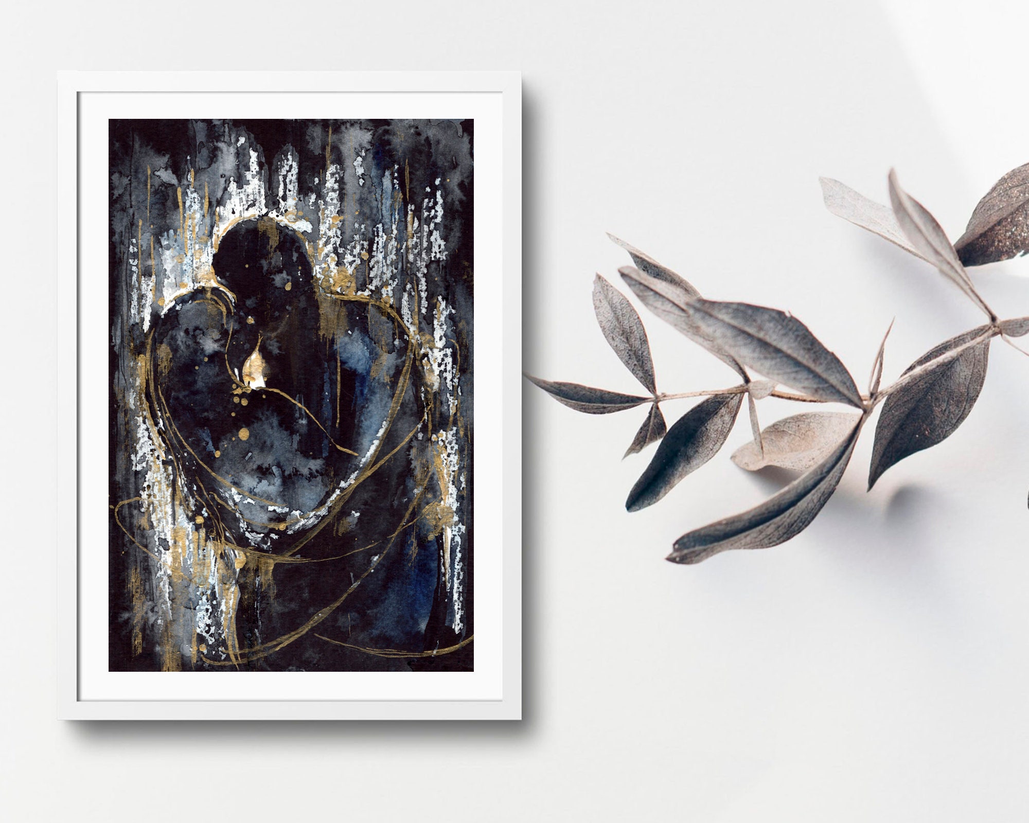 lovers-couple-painting-romantic-art-sensual-hugging-original-artwork