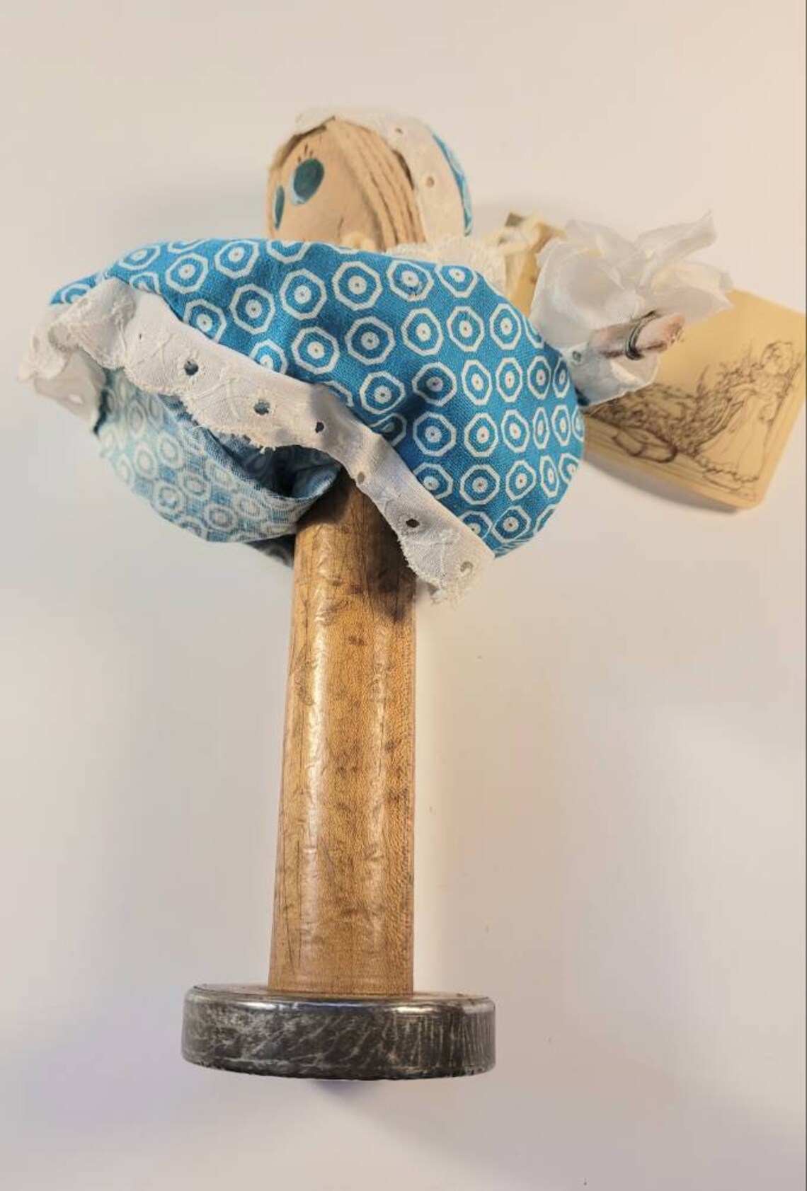 Industrial spinning bobbin DollMade in EnglandCirca 1920s Etsy