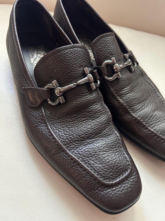 Salvatore Ferragamo Grandioso Gancini Bit Loafers Horse Bit  display picture 1