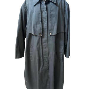 VTG Evan Picone Men’s army green unisex utility trenchcoat.Size 22W