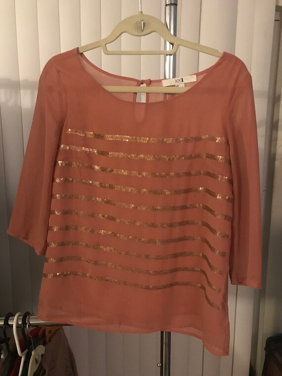 gold blouse forever 21
