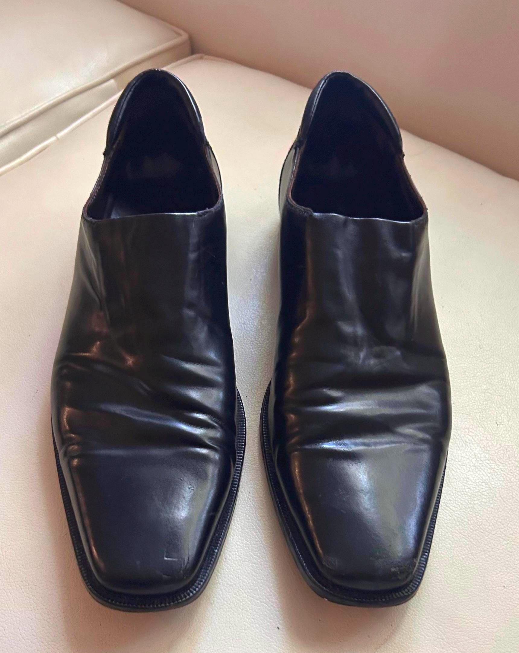 Donald J Pliner Rex Slip-On Dress Shoes Black Leather 10.5 Italy REX at Donald Pliner main image 3