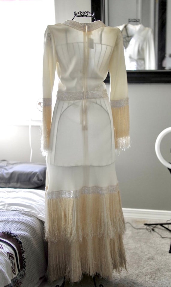 RARE 1960s “FUNKY” boho/hippie dress. Size S. - image 3