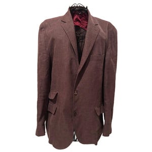 Men’s Designer Brunello Cucinelli Rich Brown Blazer. Made in Italy. Size 52.