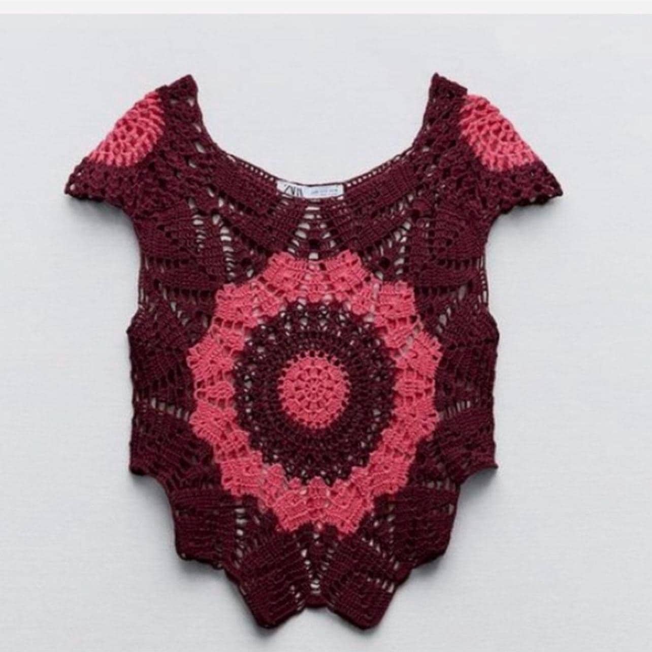 Top crochet zara Italia - Main Image