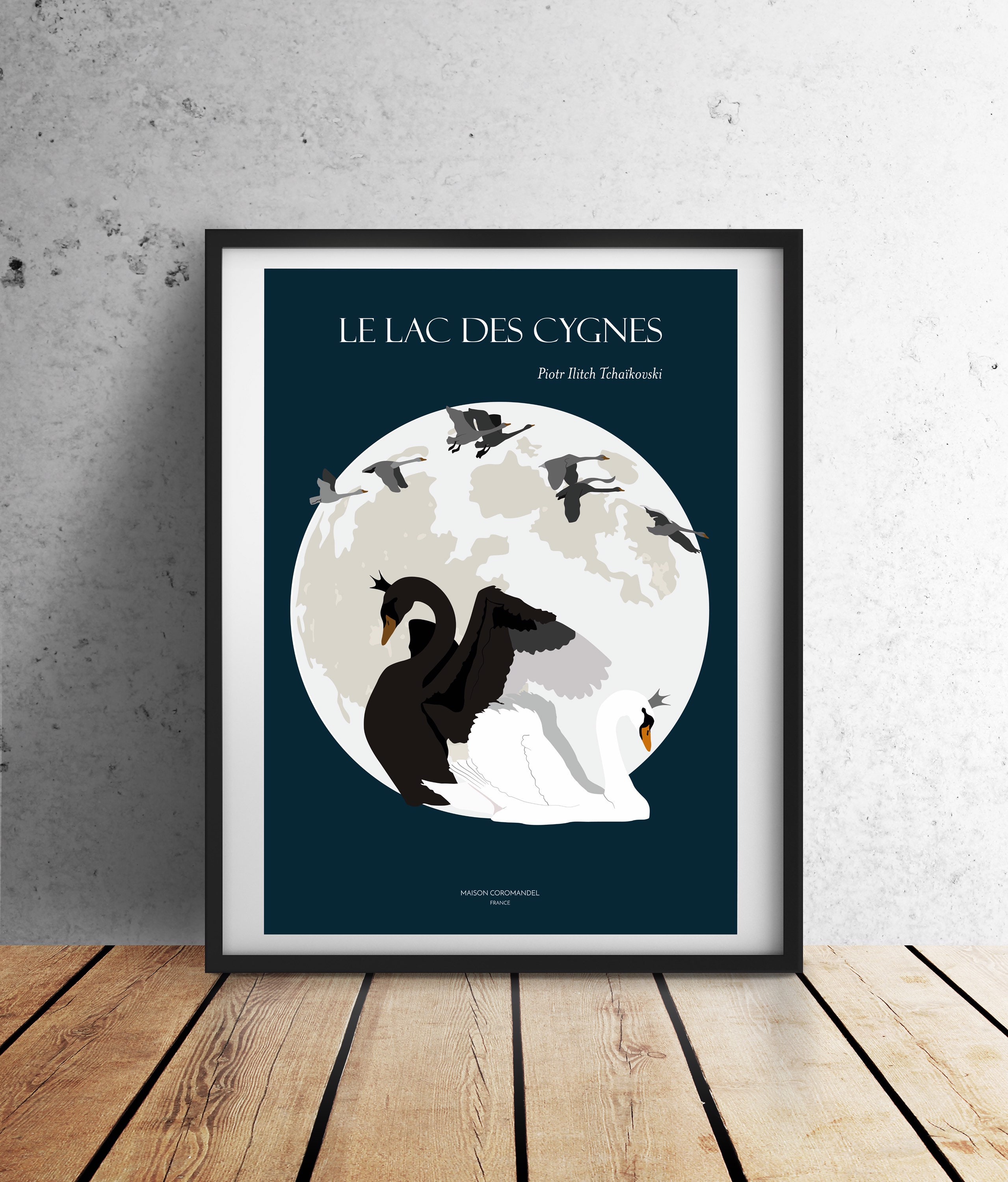 Poster Ballet Le Lac Des Cygnes Danse