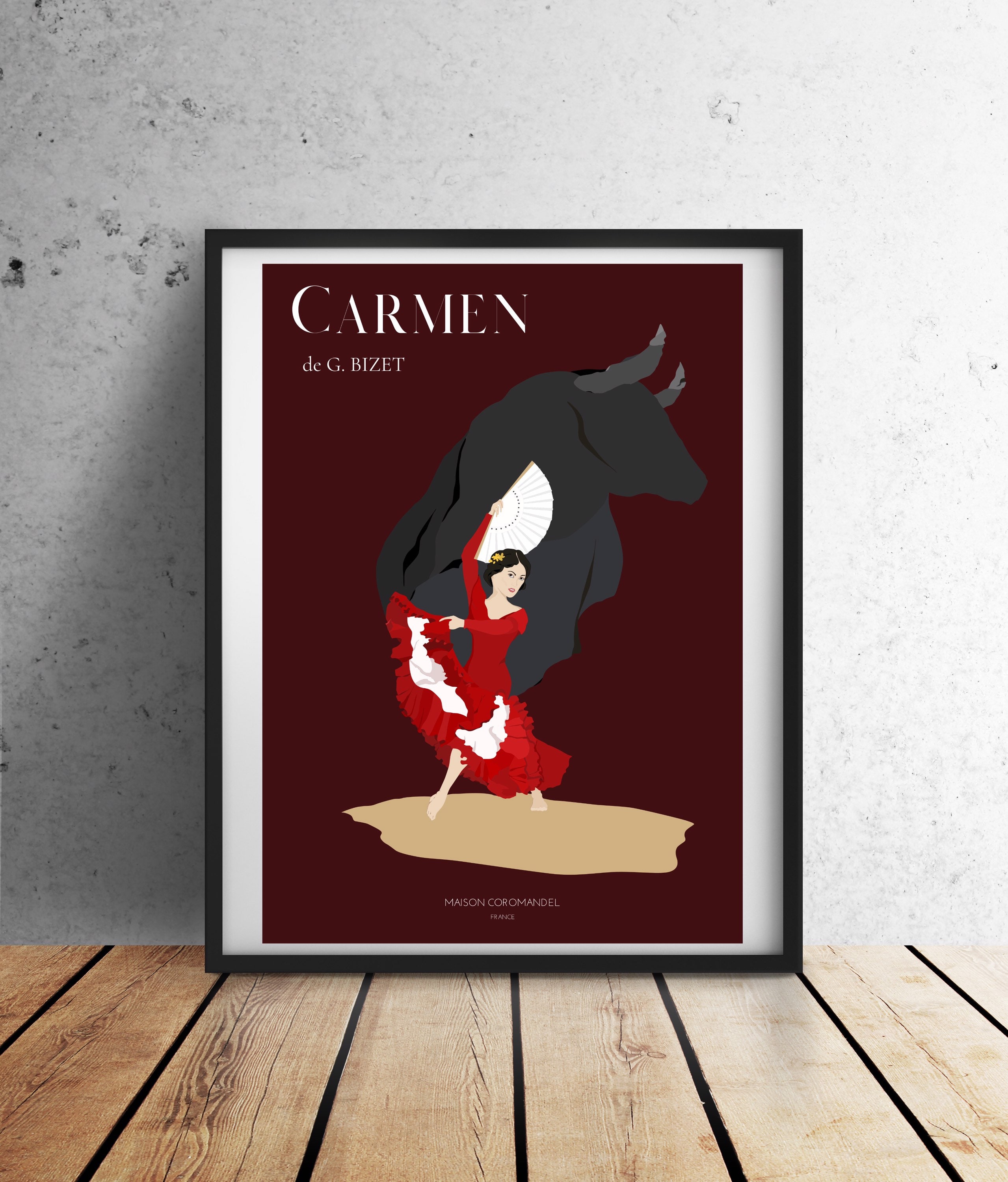 Poster Opéra Carmen Film Flamenca