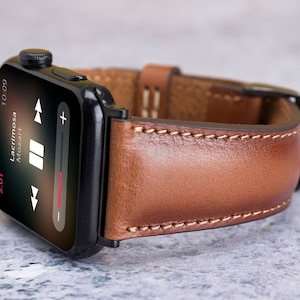 Leren Apple Watch-band heren leer 49 mm 45 mm 44 mm 42 mm 41 mm 40 mm 38 mm, gepersonaliseerde iWatch-band serie 10 9 8 7 6 5 SE Ultra 2 horlogeband