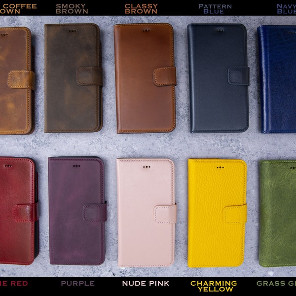 iPhone SE 2022 Étui en cuir Portefeuille avec porte-carte Femmes, Coque iPhone 8 7 SE en cuir personnalisé, Coque iPhone détachable Hommes, Cadeau parfait