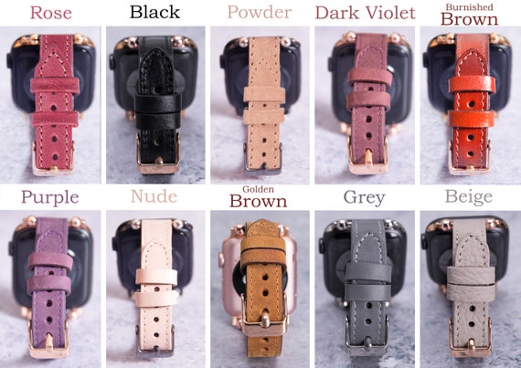 Garmin Lili 2 Leather Watch Band: Personalized 14mm Strap