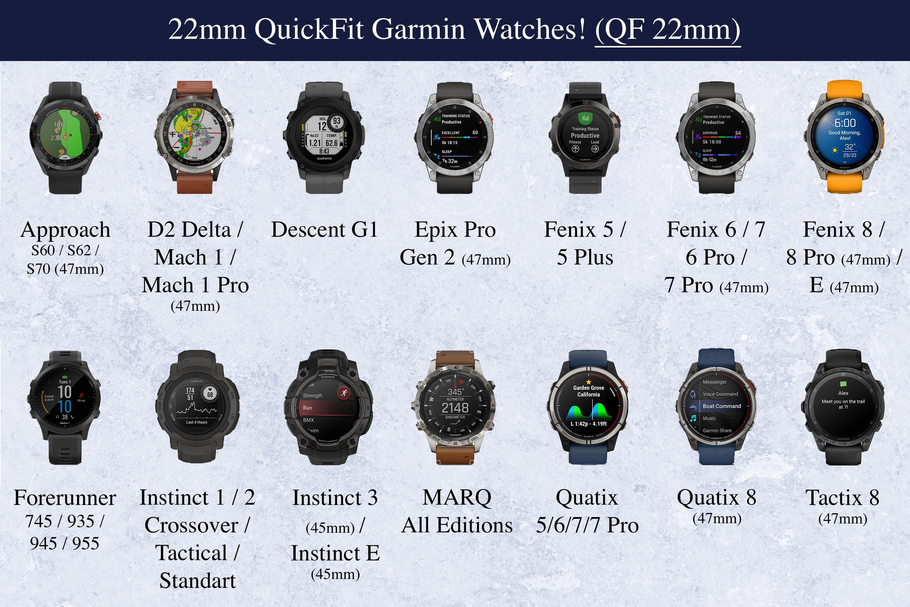 GARMIN FENIX 6 + クイックフィットバンド (青) GARMIN FENIX 6 + クイックフィットバンド (青) Garmin QuickFit 22