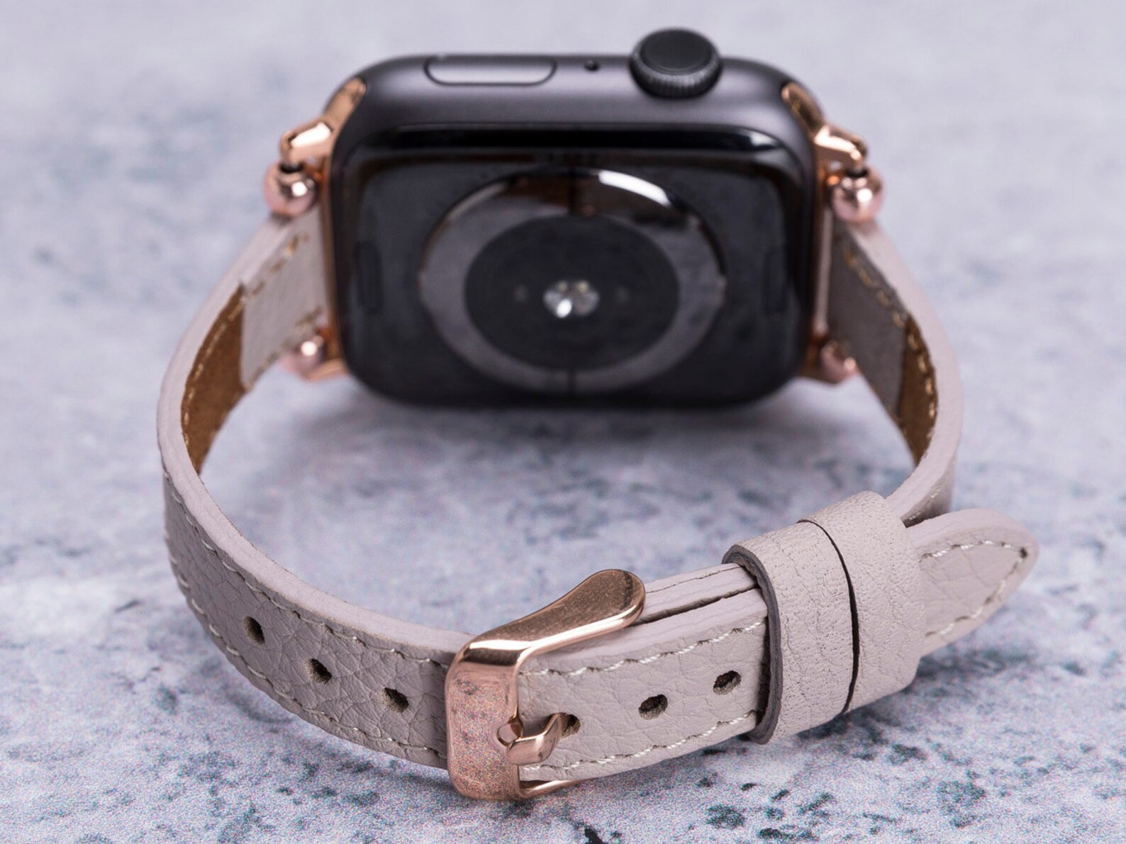 Dark Beige Glazed Apple Watch Band main image 1