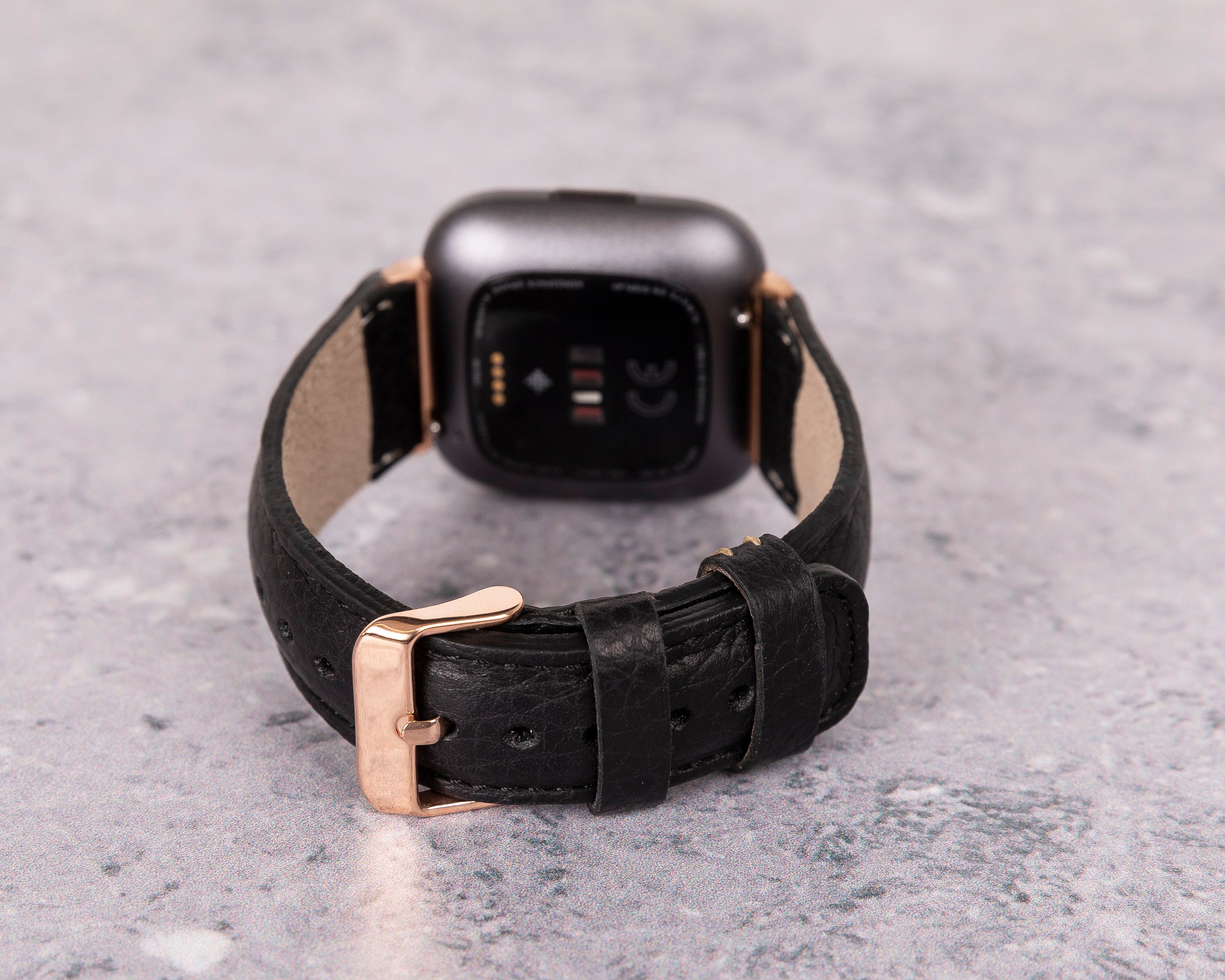 Versa Lite Watch Black Leather Straps Bracelet S4c0a89560ce648a8b1eb30fd6665d  main image 2