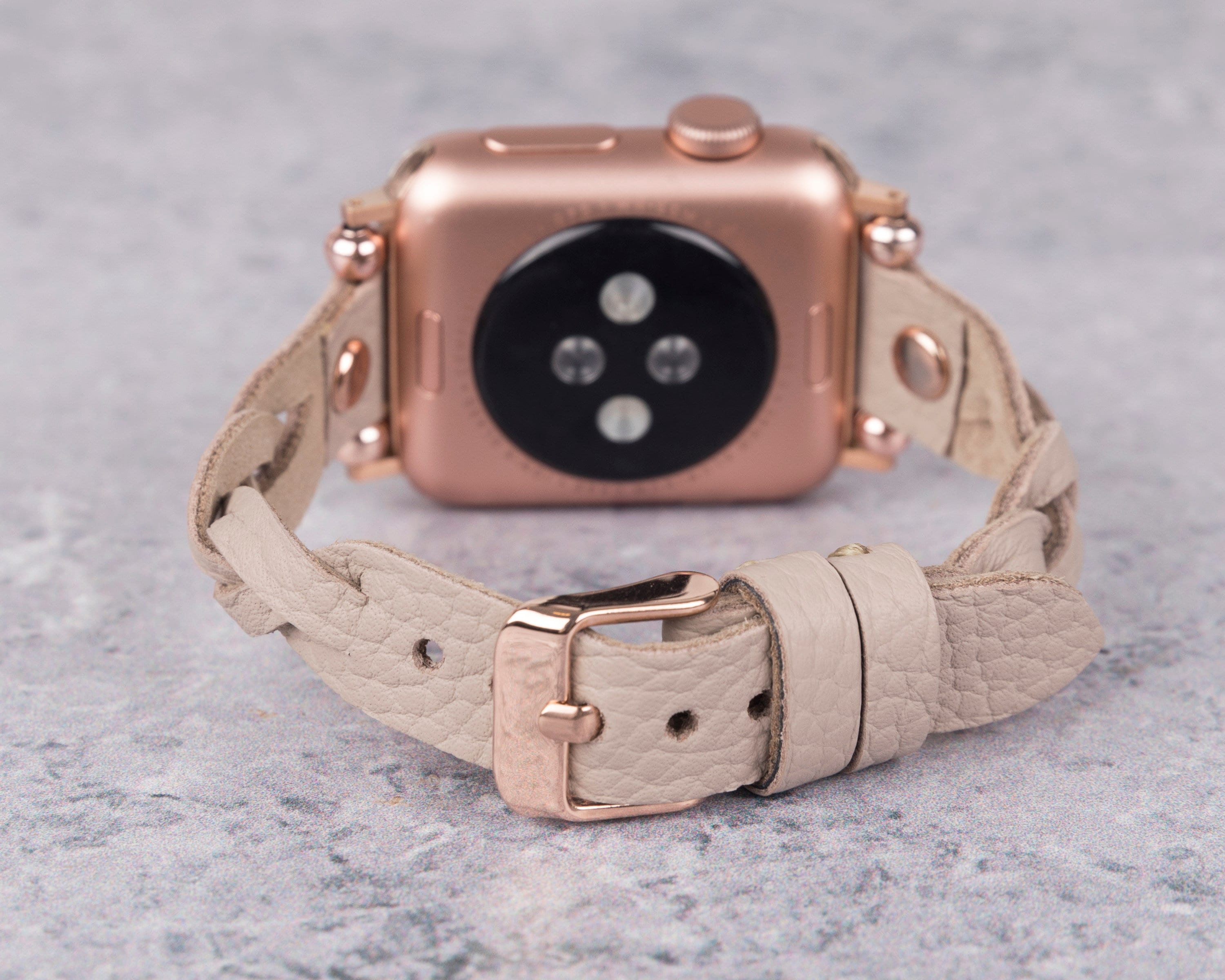 Apple Women\'s Watch with White, Beige, Cream, and Red Bands Floral Apple Watch Face , Watch Background, Womens Apple  main image 2
