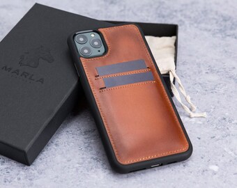 Funda Para IPhone 12 Tipo Cartera - Color Marrón Oscuro, Con Compartimento Para Tarjetas Y Función Atril | Cierre Magnético Y Estilo Vintage