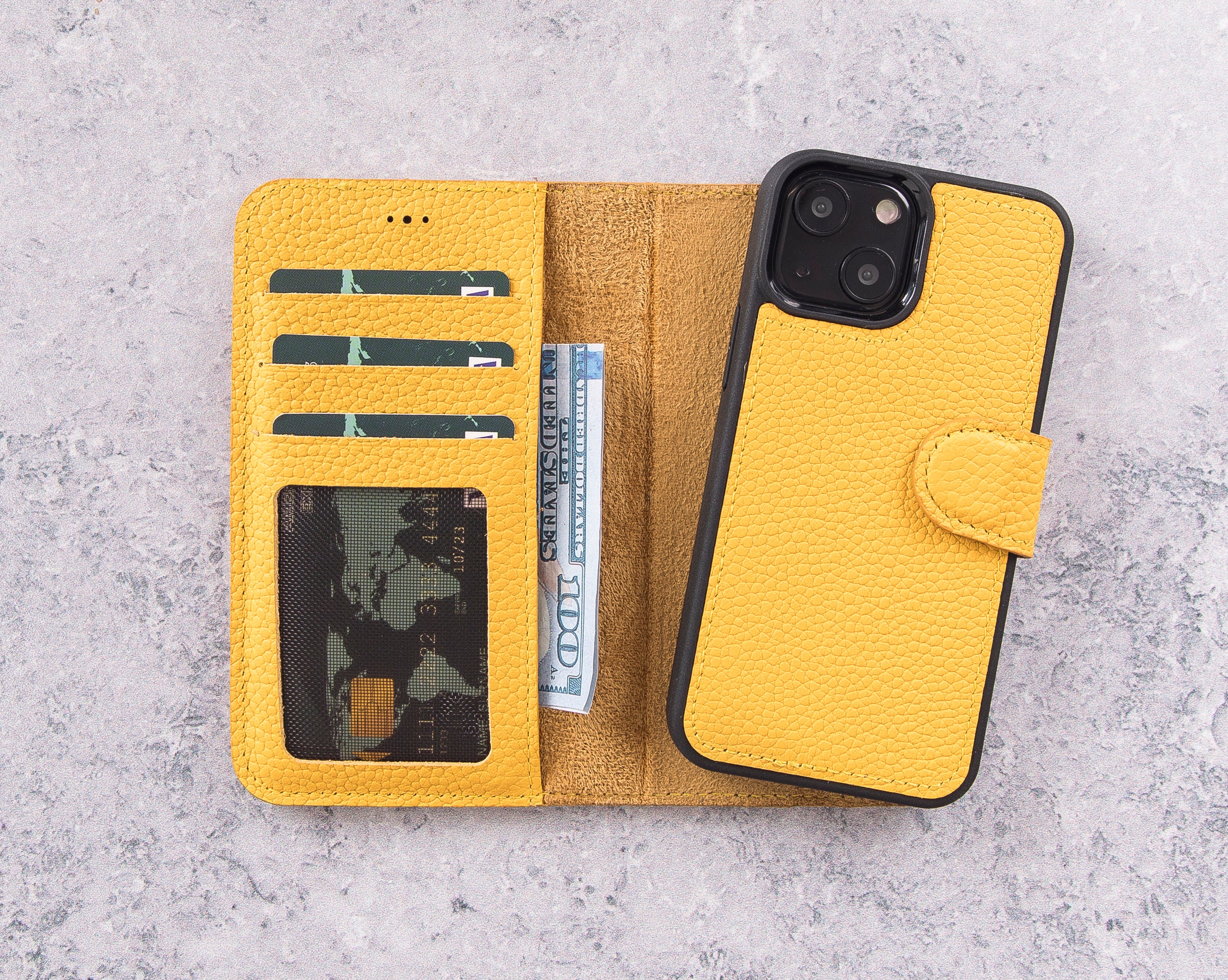 Leather Iphone 13 Pro Max Case Women Iphone 13 Wallet Case Etsy