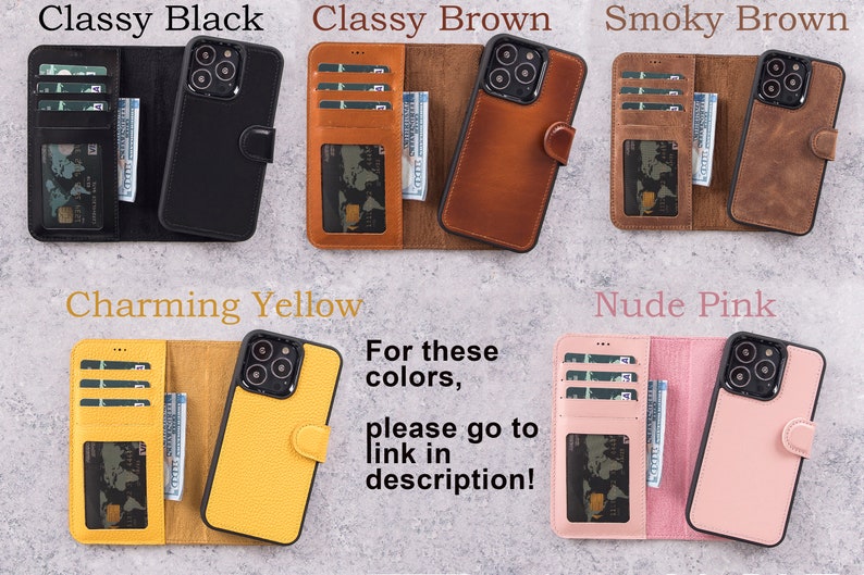 Pink Iphone 13 Pro Max Case Women Leather Iphone 13 Wallet Etsy