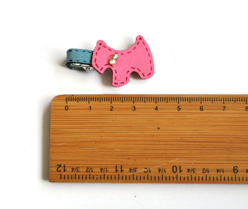 Scottie Dog Hair Clips x2 Crocodile Clips Hair Accessory Etsy