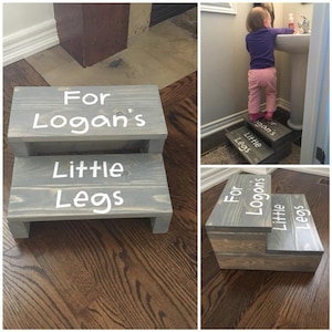 Wooden Child&#39;s Step Stool