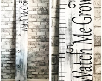 Growth Chart, growth ruler, baby shower gift, personalized gift, personalized growth chart, wooden growth chart, first birthday gift.