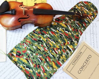 Violin viola PREMIUM italien printed silk bag instrument protection, cover, gift for musicians, limited edition