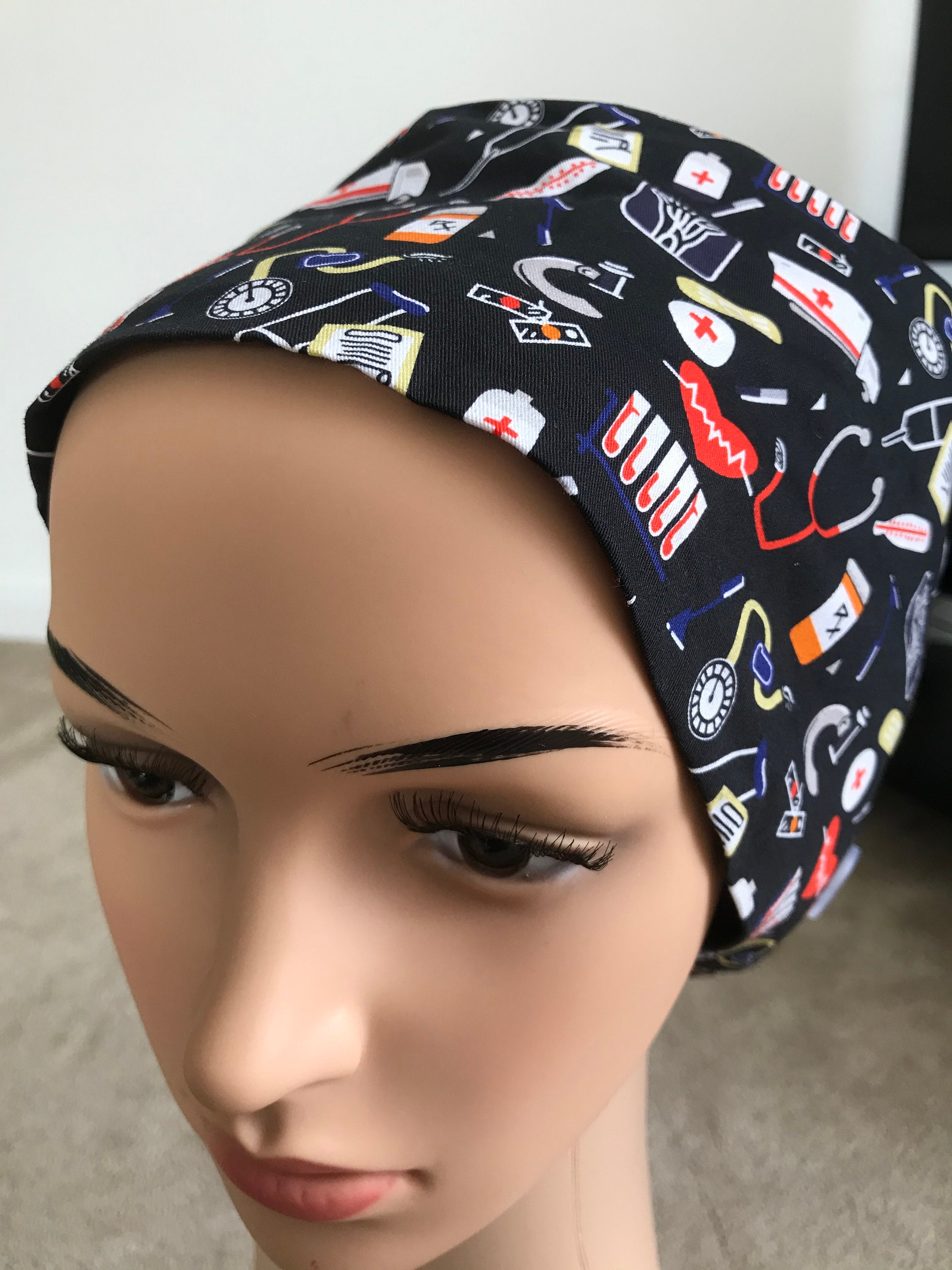 Scrub hat Surgical caps Theatre cap Doctor cap Nurse cap Etsy