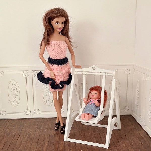 Miniatur-Minischaukel für ein Kind / Puppenhausmöbel / Für Chealsy / Für Baby /