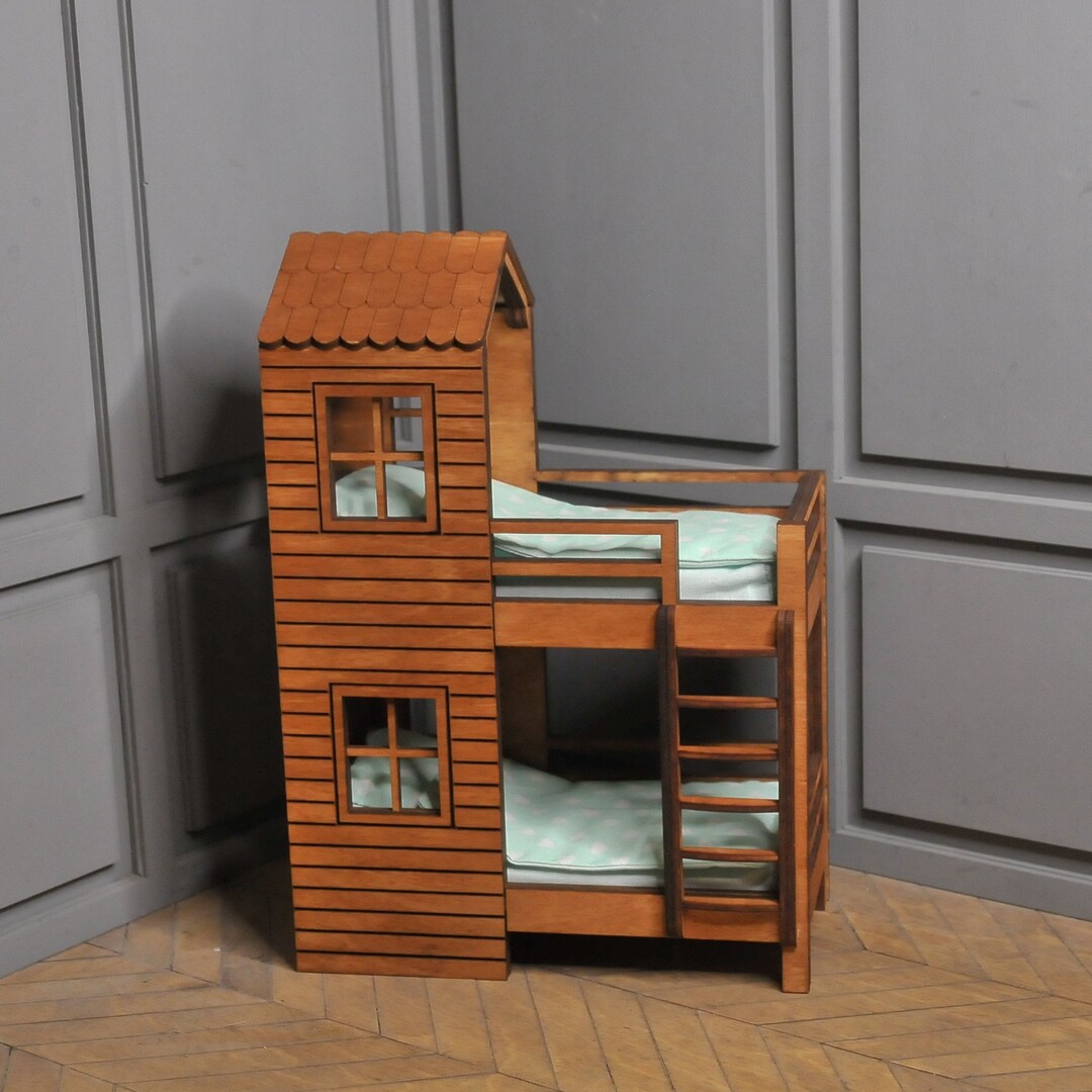 Miniature Bunk Bed Model house Etsy
