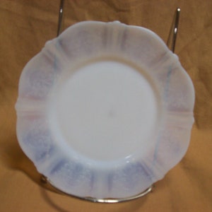 Vintage Macbeth Evans American Sweetheart Pattern - Depression Glass -  White / Monax  - 6.25&quot; Bread and Butter Plate - Eleven Available