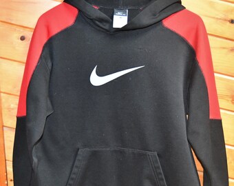 Red Nike Hoodie Etsy