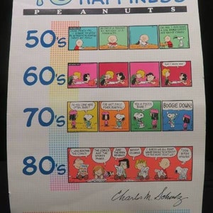 Vintage Charlie Brown - Peanuts Poster - 40 Years of Vintage Charlie Brown - Peanuts Poster - 40 Years of