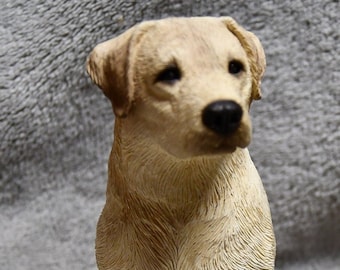 Vintage Sandicast Yellow Labrador Retrievers - Mom With Puppy Laying Down (Not Pictiured)